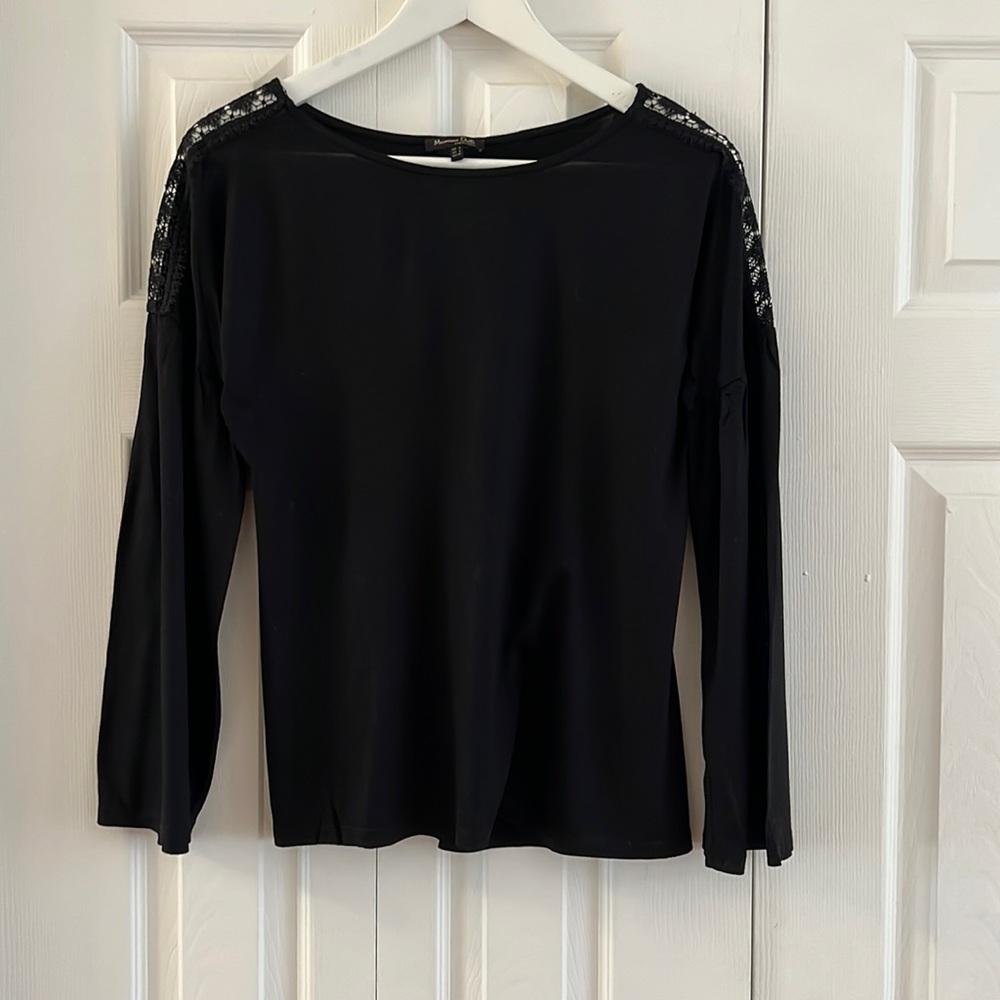 Massimo Dutti long flare sleeve tshirt